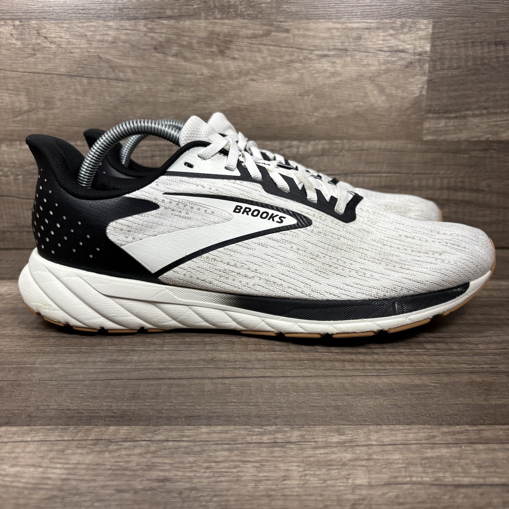 Brooks Anthem 7 White Black Mens US Size 10 EUR 44 1104391D121 Running Shoes